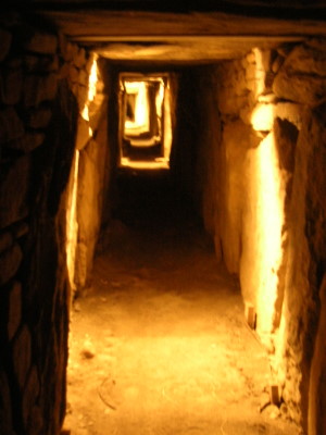 Intérieur de Newgrange